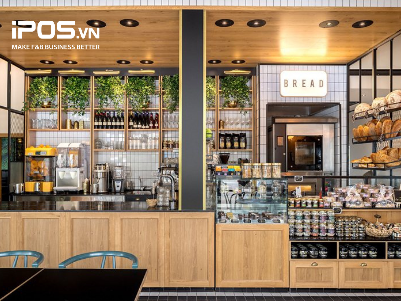 Mô hình quán cafe kết hợp quán bánh ngọt khá phổ biến