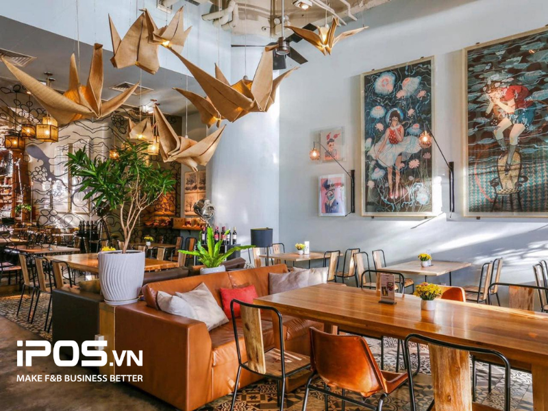 Runan Bistro đặc biệt chú trọng vào thiết kế và cách trang trí ấn tượng 