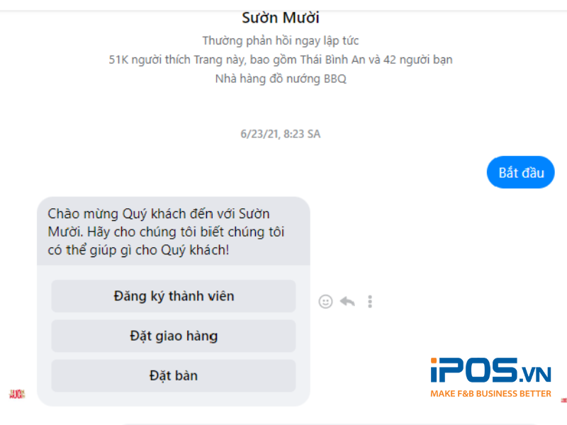 Phần mềm chăm sóc khách hàng iPOS CRM giúp chuyển đổi khách hàng trên Facebook Messenger hiệu quả hơn 