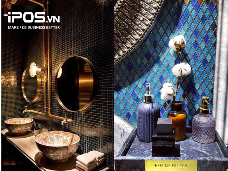 Nhà vệ sinh “sang-xịn-mịn” của quán cafe SI Cuisine & Mixology