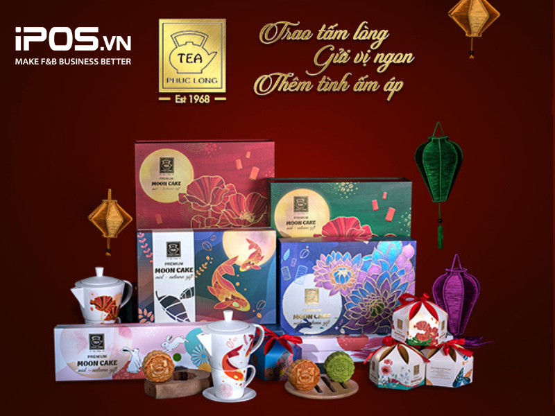 Phúc Long sở hữu đa dạng hộp bánh trung thu đáp ứng nhu cầu của khách hàng 