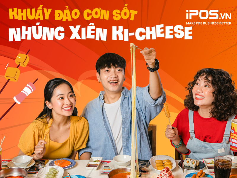 “Siêu phẩm” xiên que nhúng phô mai mới lạ này đã lôi kéo được rất nhiều thực khách đến với Kichi-Kichi