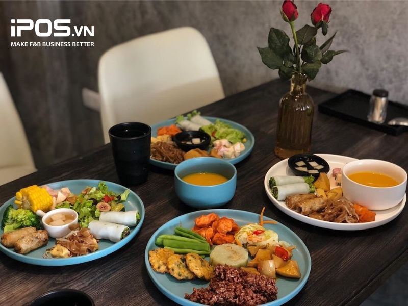 Menu của nhà hàng buffet chay Vegito được thay đổi liên tục mỗi ngày