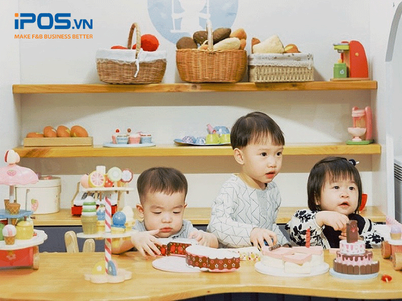 quán cafe có khu vui chơi cho trẻ em