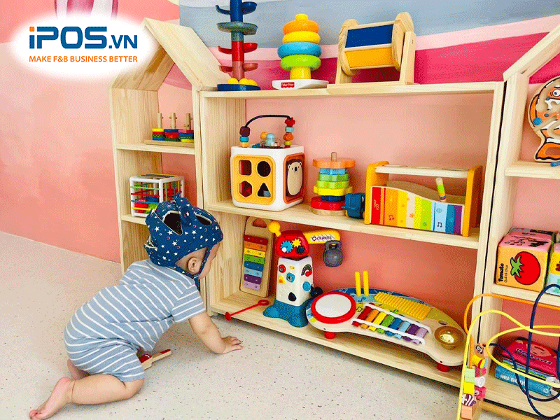 quán cafe có khu vui chơi cho trẻ em