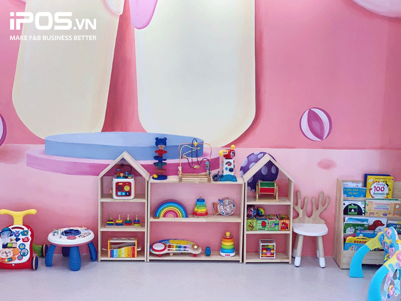 quán cafe có khu vui chơi cho trẻ em