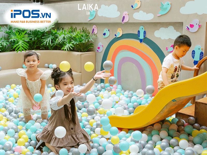 quán cafe có khu vui chơi cho trẻ em