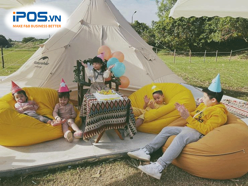 quán cafe có khu vui chơi cho trẻ em