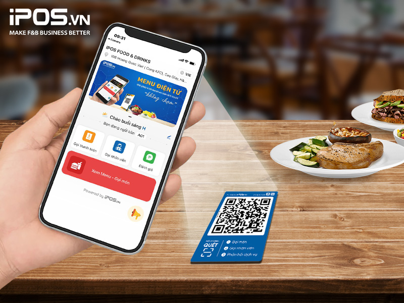 Sự ra đời của menu điện tử dưới dạng quét mã QR Code mang lại nhiều trải nghiệm tiện lợi hơn so với menu giấy truyền thống