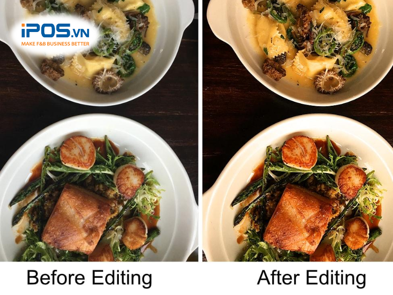 chụp ảnh đồ ăn đẹp