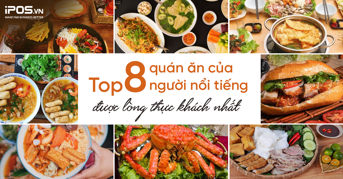 quán ăn của người nổi tiếng