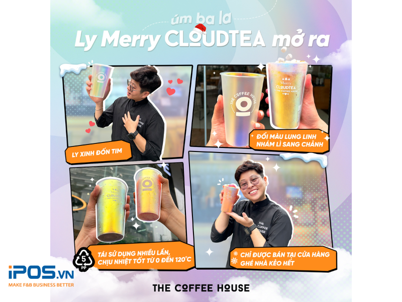 ly cầu vồng đổi màu the coffee house