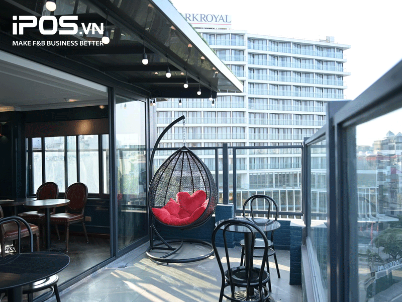 Mô hình Cafe Sân thượng