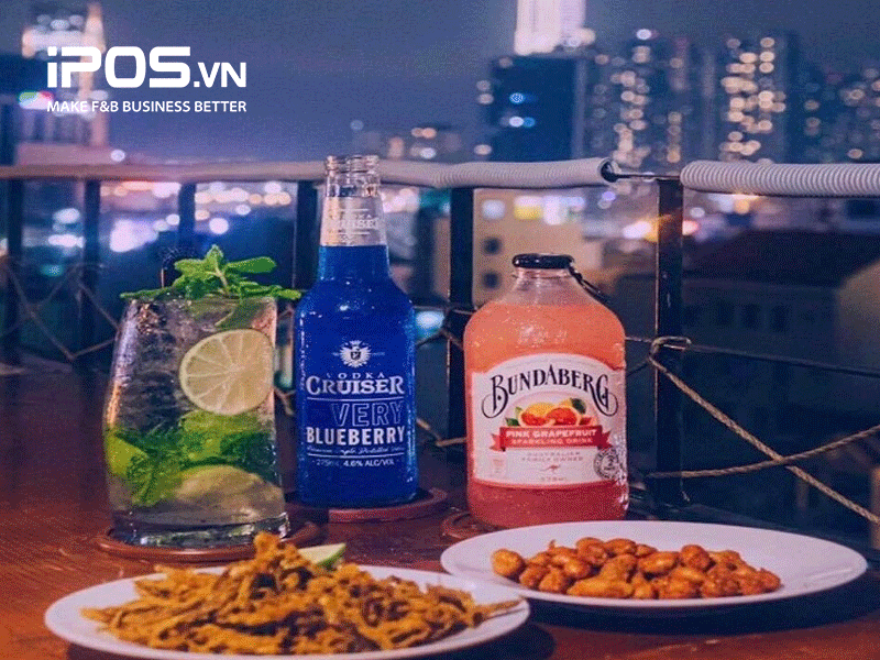 Mô hình Cafe Sân thượng