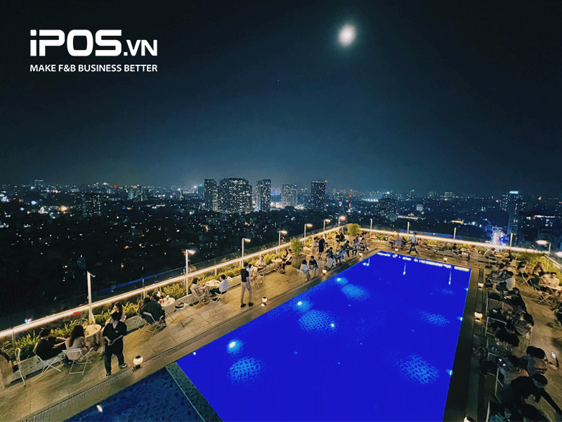 Mô hình Cafe Sân thượng