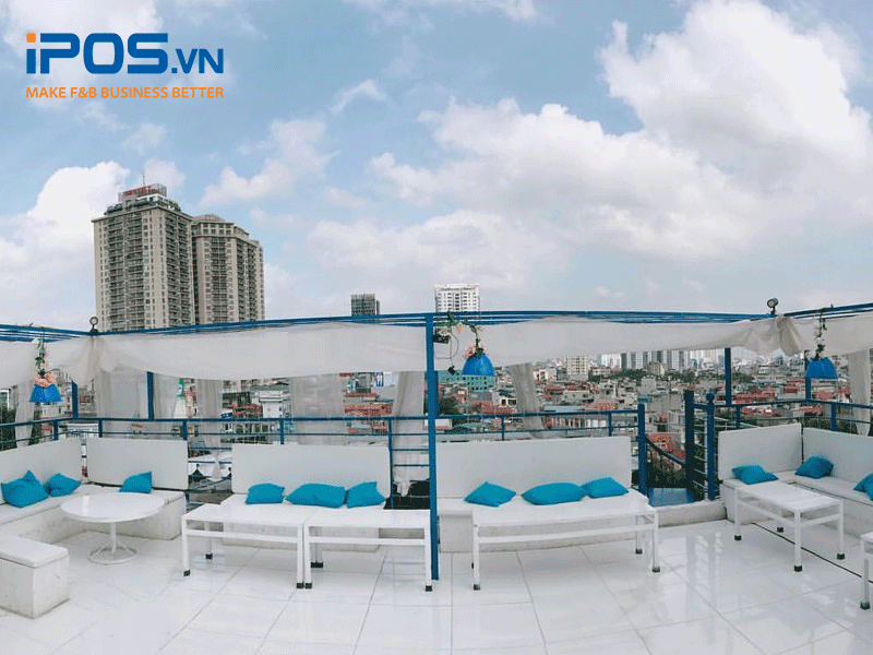 Mô hình Cafe Sân thượng