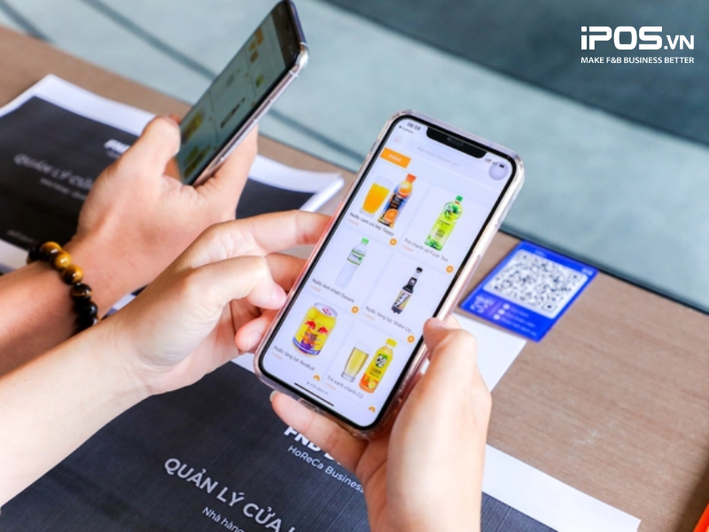 mô hình nhà hàng lớn, nhiều tầng