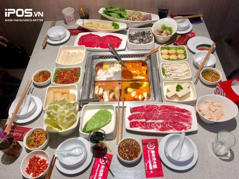 Giá ăn Haidilao 2 người