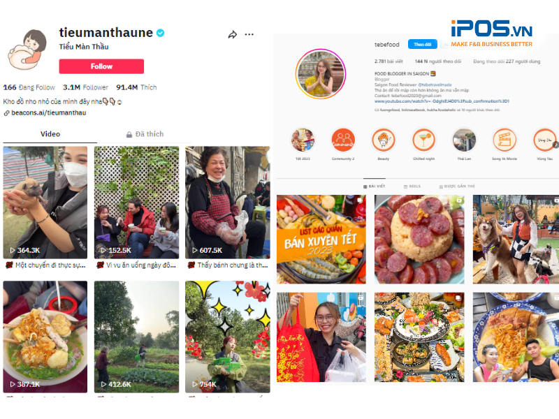 influencer ẩm thực