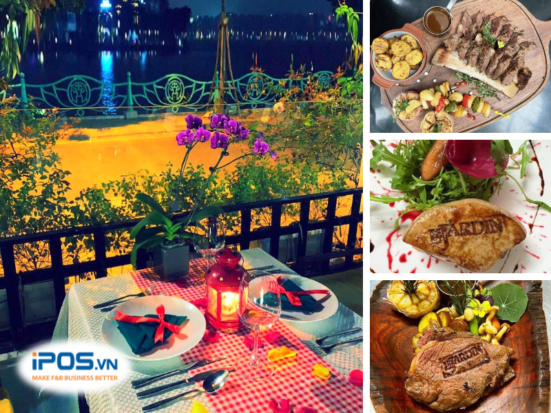 nhà hàng âu lãng mạn