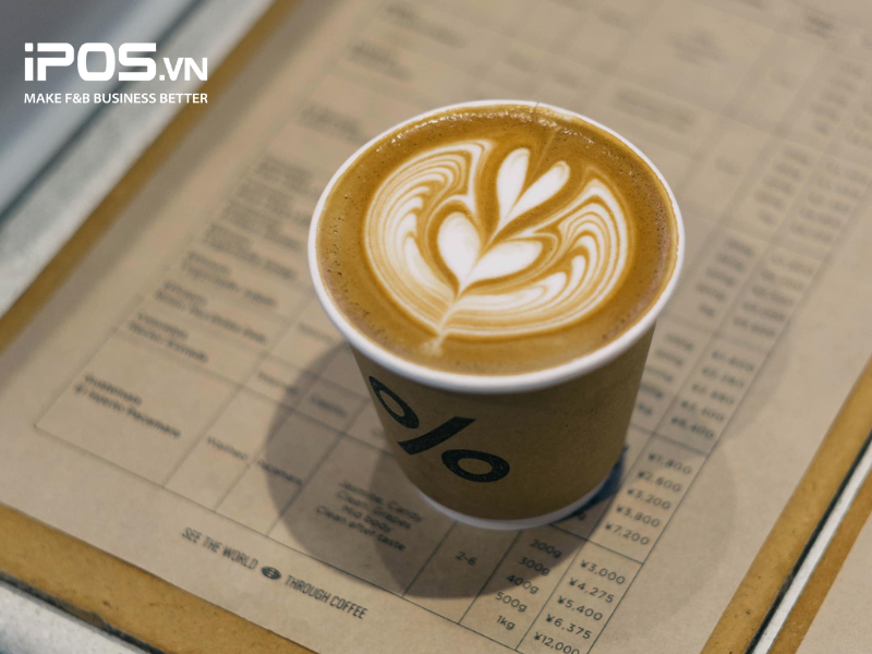 Dark Latte có vị cà phê đậm nhất trong menu của %Arabica Vietnam