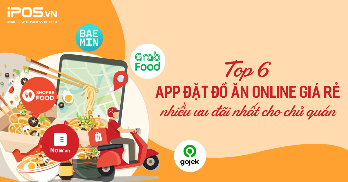 App đặt đồ ăn online giá rẻ, nhiều ưu đãi