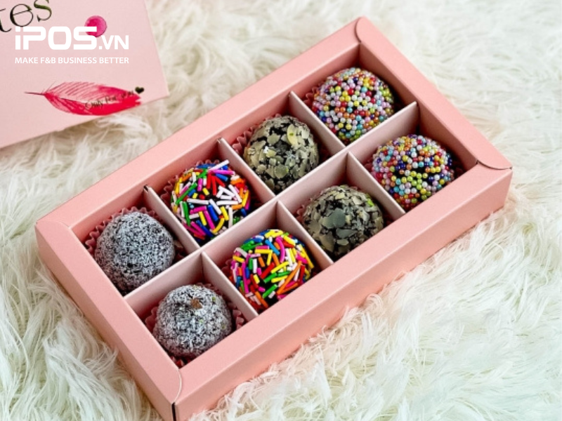 Socola truffles mềm mịn chắc chắn sẽ làm “tan chảy” người thương trong dịp Valentine