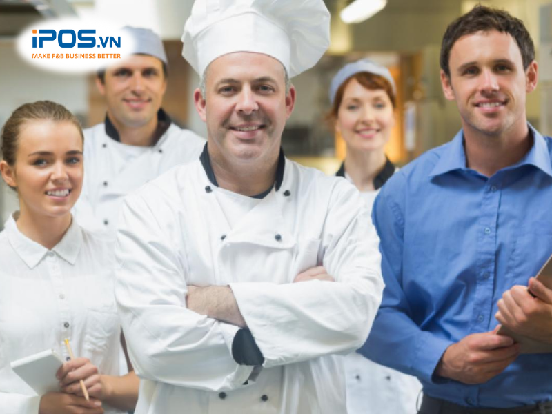 bố trí nhân sự trong nhà hàng