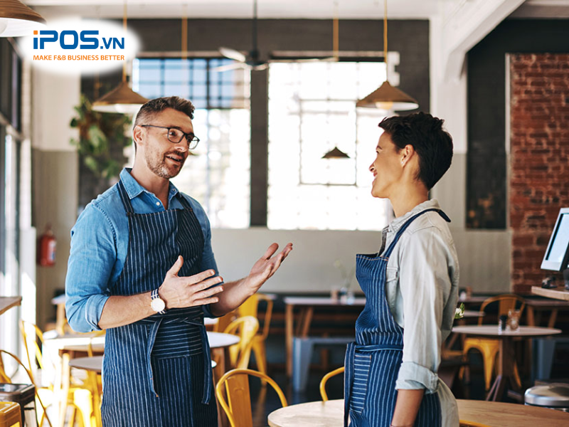 bố trí nhân sự trong nhà hàng