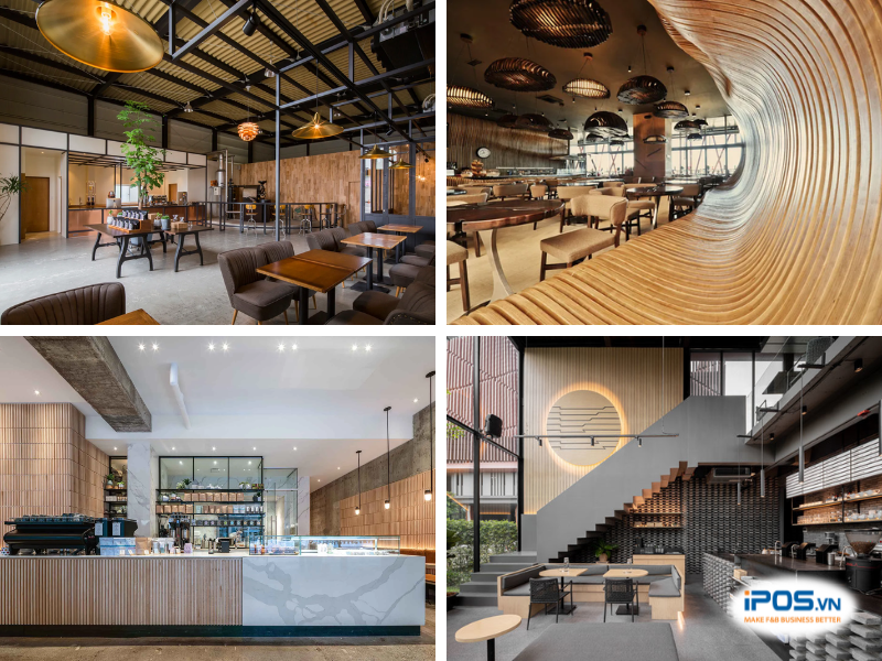 phong cách quán cà phê
