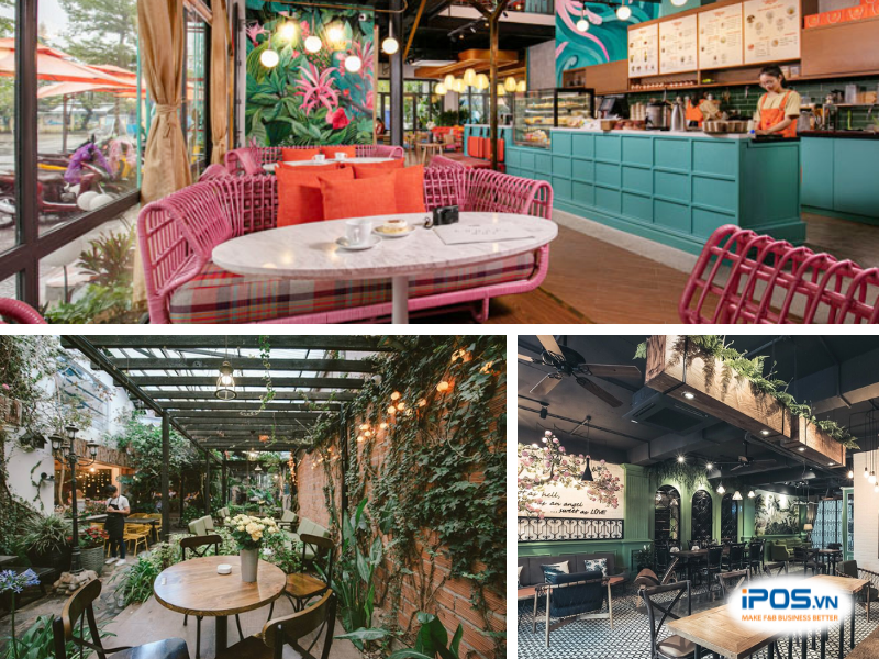 phong cách quán cà phê