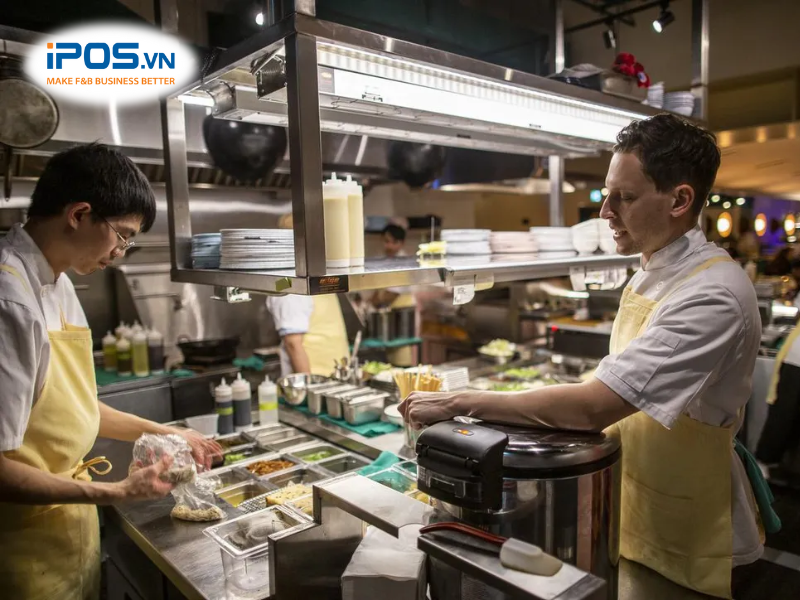 bố trí nhân sự trong nhà hàng