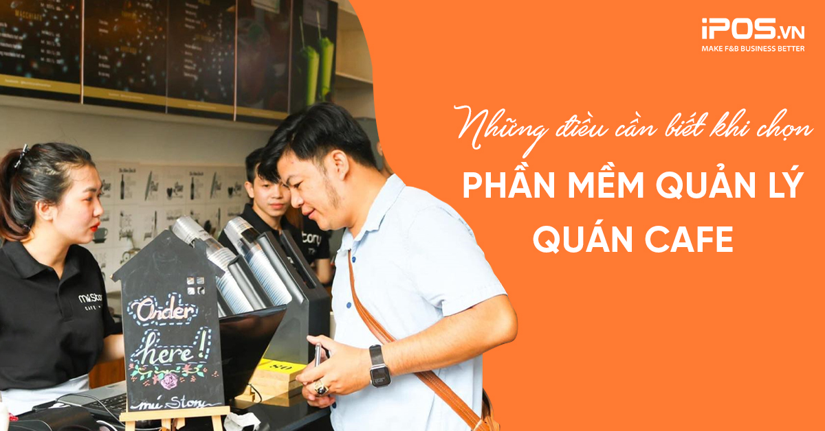 phàn mềm quản lý quán cafe