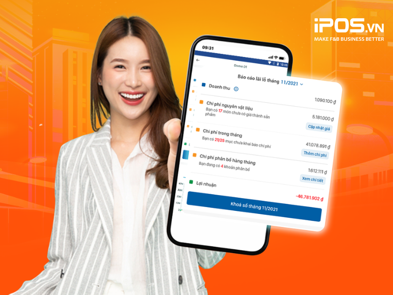 Kế toán VO là giải pháp hỗ trợ quản lý thu chi và lợi nhuận cho nhà hàng, quán cafe