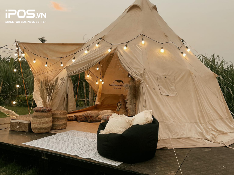 7 quán cafe camping & cafe glamping cắm trại “đỉnh” nhất hiện nay