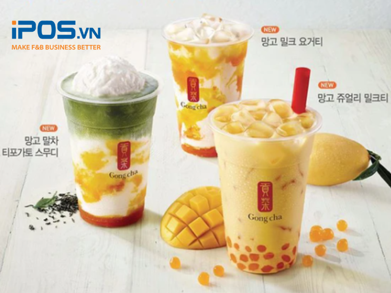 Gongcha là thương hiệu nhượng quyền trà sữa đến từ Hàn Quốc 