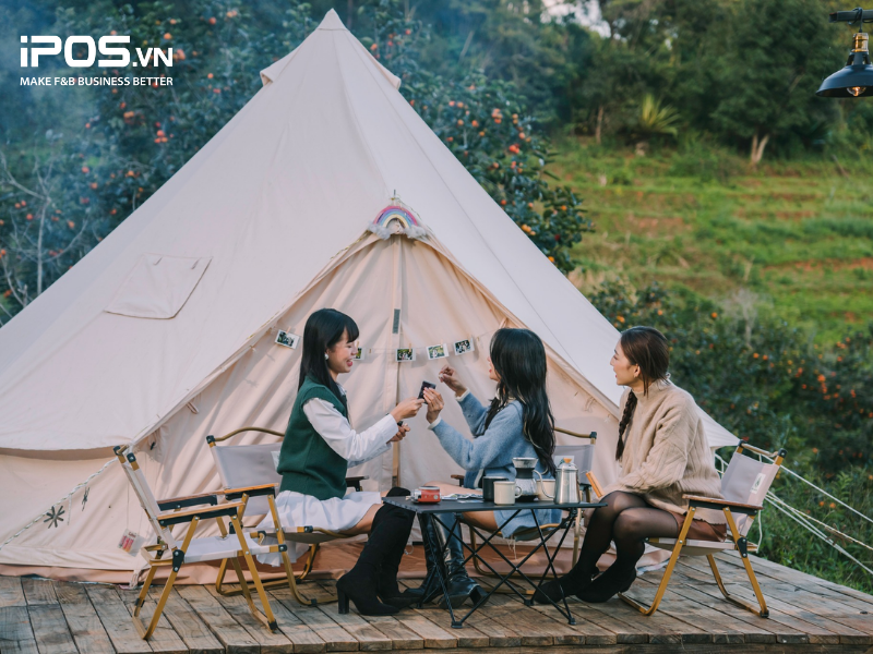 7 quán cafe camping & cafe glamping cắm trại “đỉnh” nhất hiện nay
