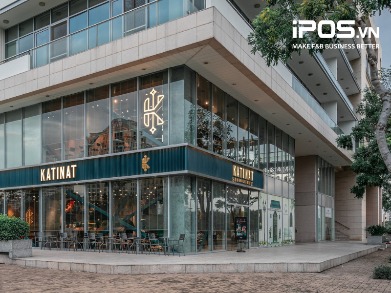 Katinat gây ấn tượng bởi không gian thiết kế trẻ trung, hiện đại