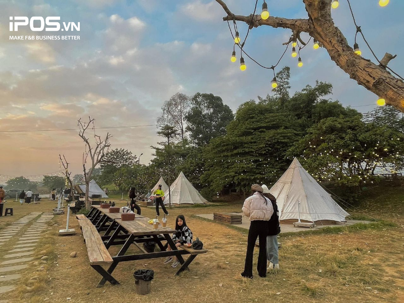 7 quán cafe camping & cafe glamping cắm trại “đỉnh” nhất hiện nay