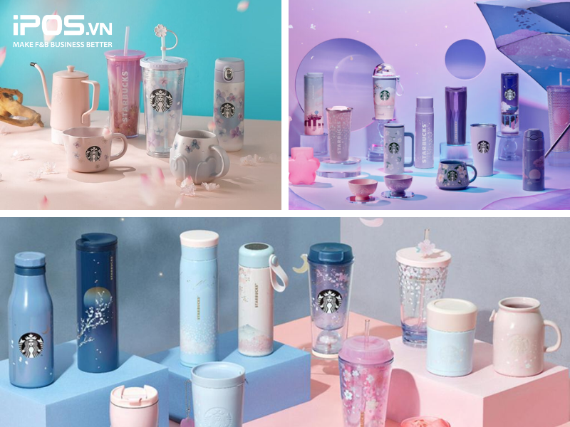 bộ sưu tập ly, cốc của Starbucks