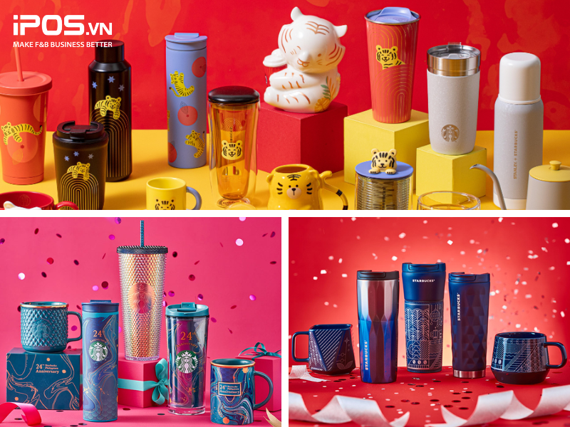 bộ sưu tập ly, cốc của Starbucks