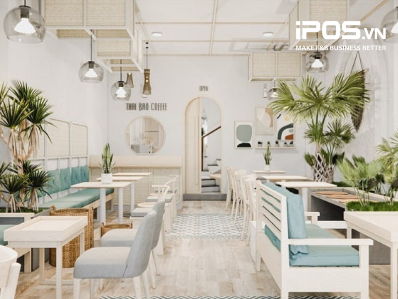 Mẫu thiết kế quán cafe phong cách Hàn Quốc