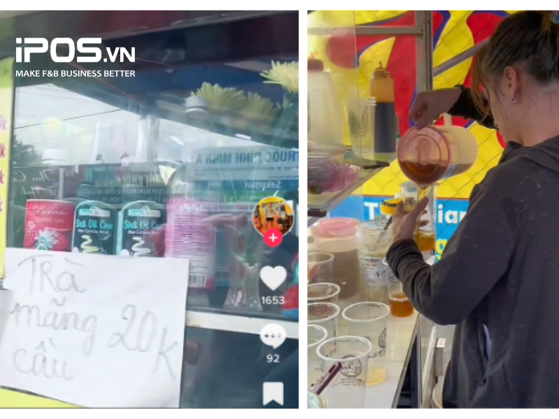 Quầy bán trà mãng cầu của Vy Anh nhận được sự săn đón của cộng đồng mạng  