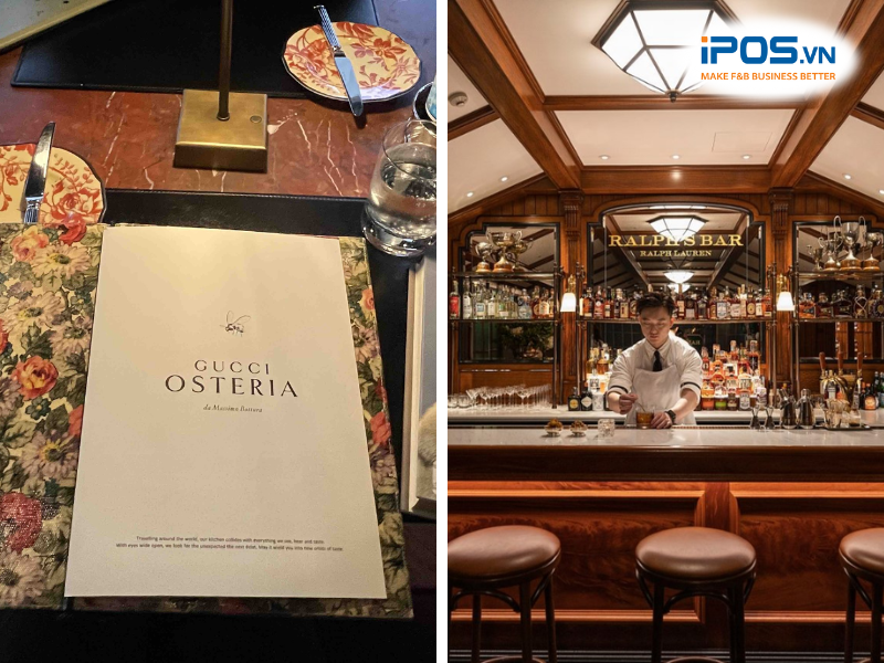 Dior, Gucci, Louis Vuitton, Ralph Lauren mở nhà hàng quán cafe