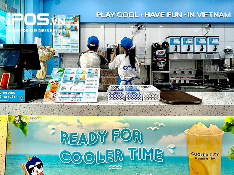 Cửa hàng Cooler City có nhiều điểm tương đồng với Mixue 