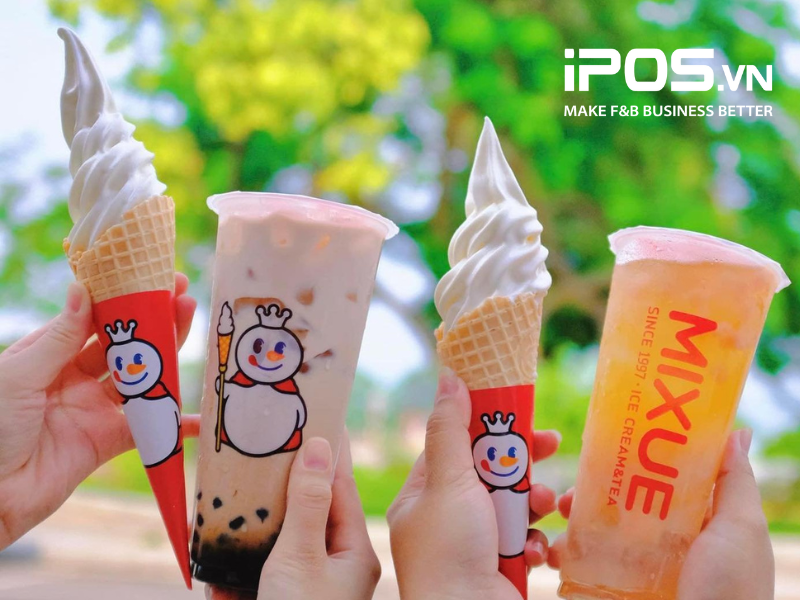 Kem ốc quế của Mixue là khởi nguồn cho cuộc chiến kem tươi giá rẻ tại các chuỗi trà sữa