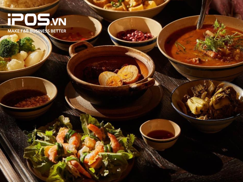 Menu nhà hàng Tầm Vị xoay quanh những bữa cơm nhà miền Bắc