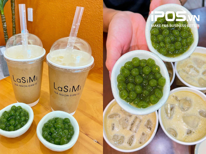 Ô long sữa và Ô long lài sữa là đồ uống best seller trong menu trà sữa LaSiMi 