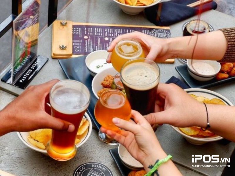 Kinh nghiệm mở quán kinh doanh bia thủ công.