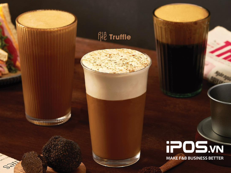Phê truffle là sản phẩm độc đáo nhất trong bộ sưu tập Cà Phê Phê La